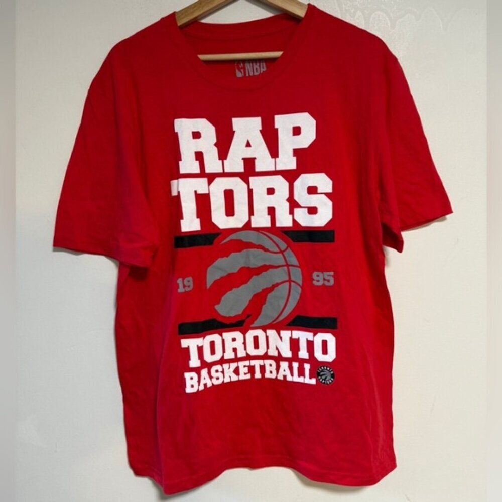 Toronto Raptors 1995 Graphic Red T-Shirt Men’s Medium - Picture 2 of 5